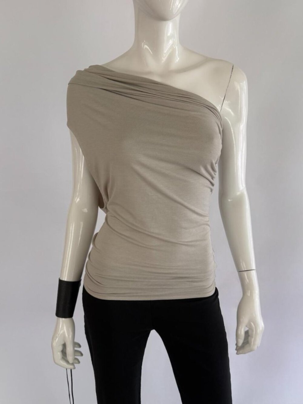 Entire Studios One Shoulder Draped Top